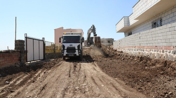 Cudi Mahallesinde Yeni İmar Yolu Açma Çalışması