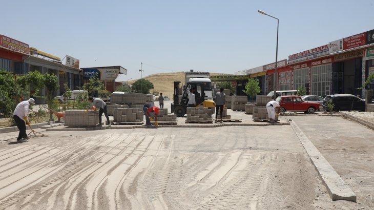 İlçemiz Geneli Parkeleme Çalışmaları Yaz Boyunca Devam Edecek.