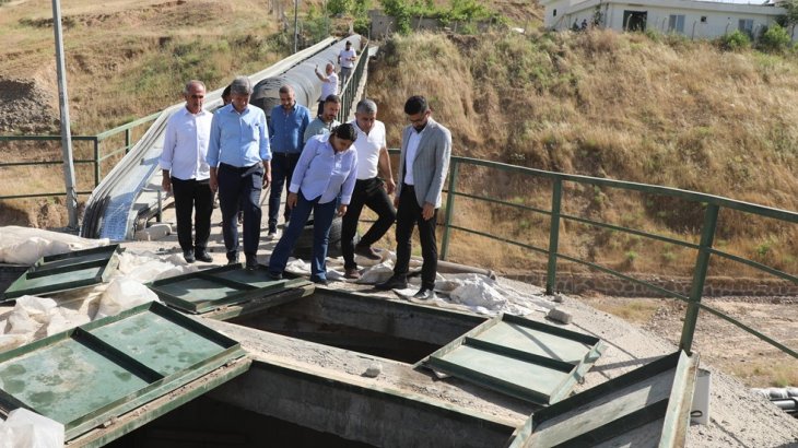 Eş Başkanlarımız Güler Yerbasan ve  Abdurrahim Durmuş, İçme Suyu Arıtma Tesisi ve Keson su kuyularında incelemelerde bulundu.