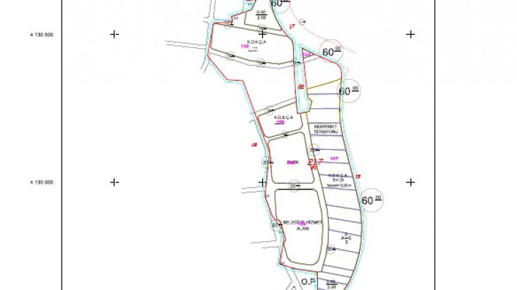 217 Ada 21 Numaralı Parselin Parselasyon Planı 