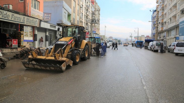 Belediyemiz Yafes Caddesinde Yama Çalışması Başlattı