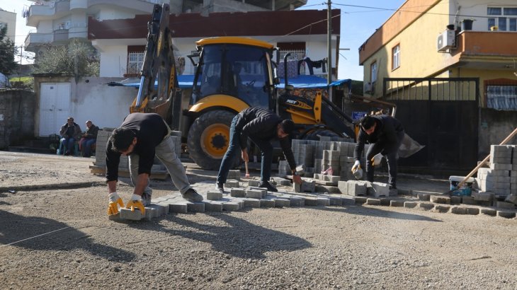 Belediyemizden Kilit Parke ve Yama Çalışması