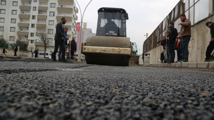 İdil Caddesinde Yama Çalışması 