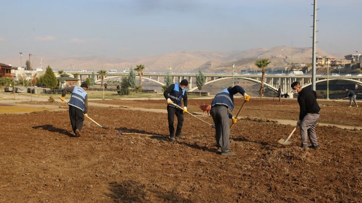 Bırca Belek Parkında Çevre Düzenleme Çalışması