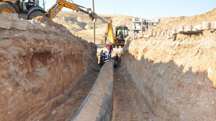 Konak Mahallesinde İçme Su Onarım Çalışması